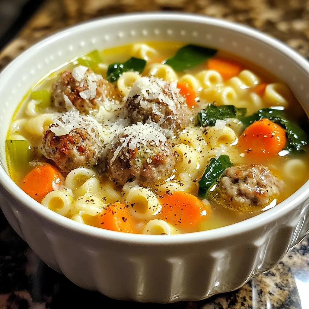 Italian Wedding Soup Hearty and Flavorful Delight