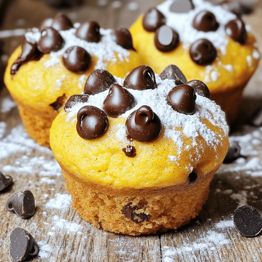 Pumpkin Chocolate Chip Muffins Simple and Tasty Treat