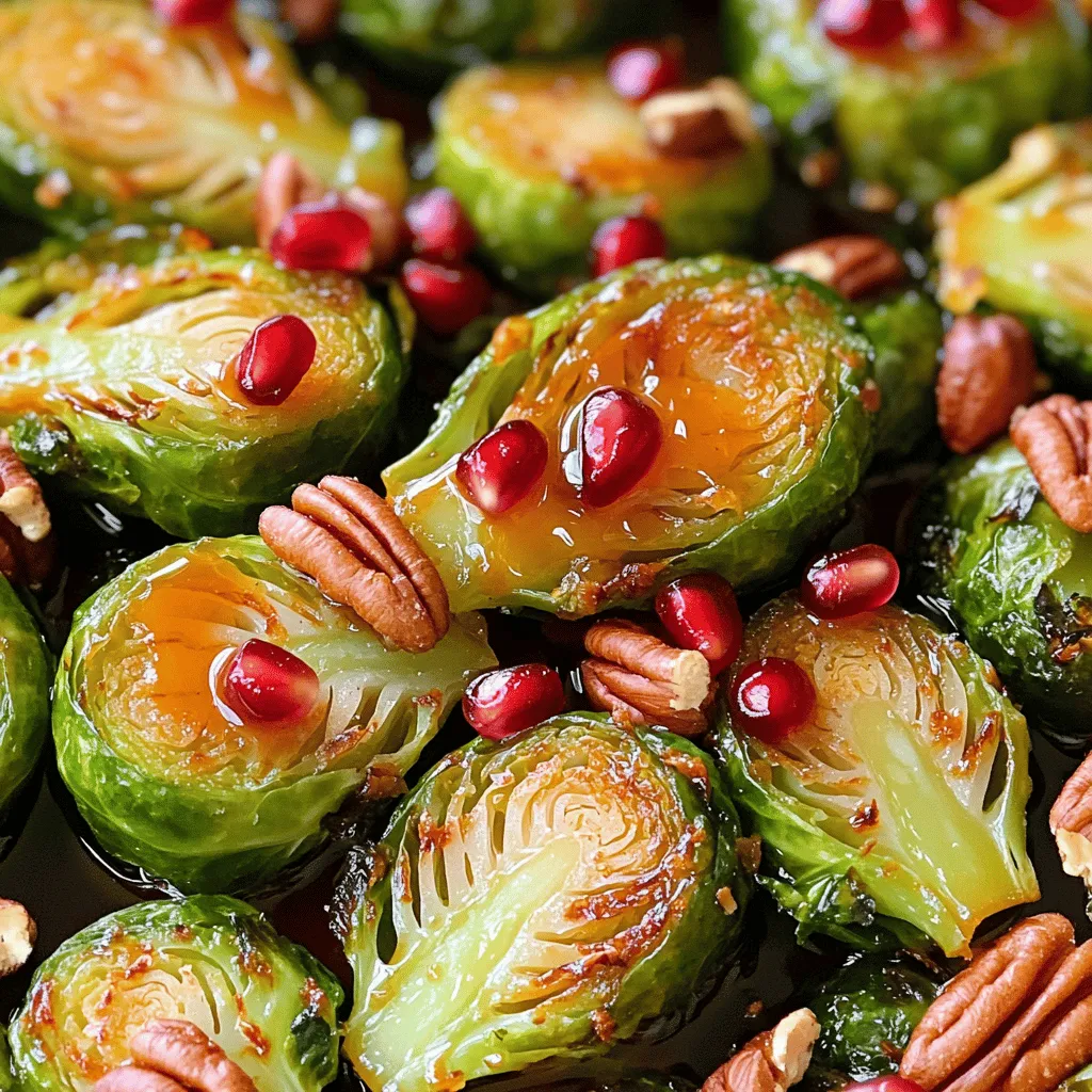 Sweet and Spicy Brussels Sprouts Flavorful Roasted Dish