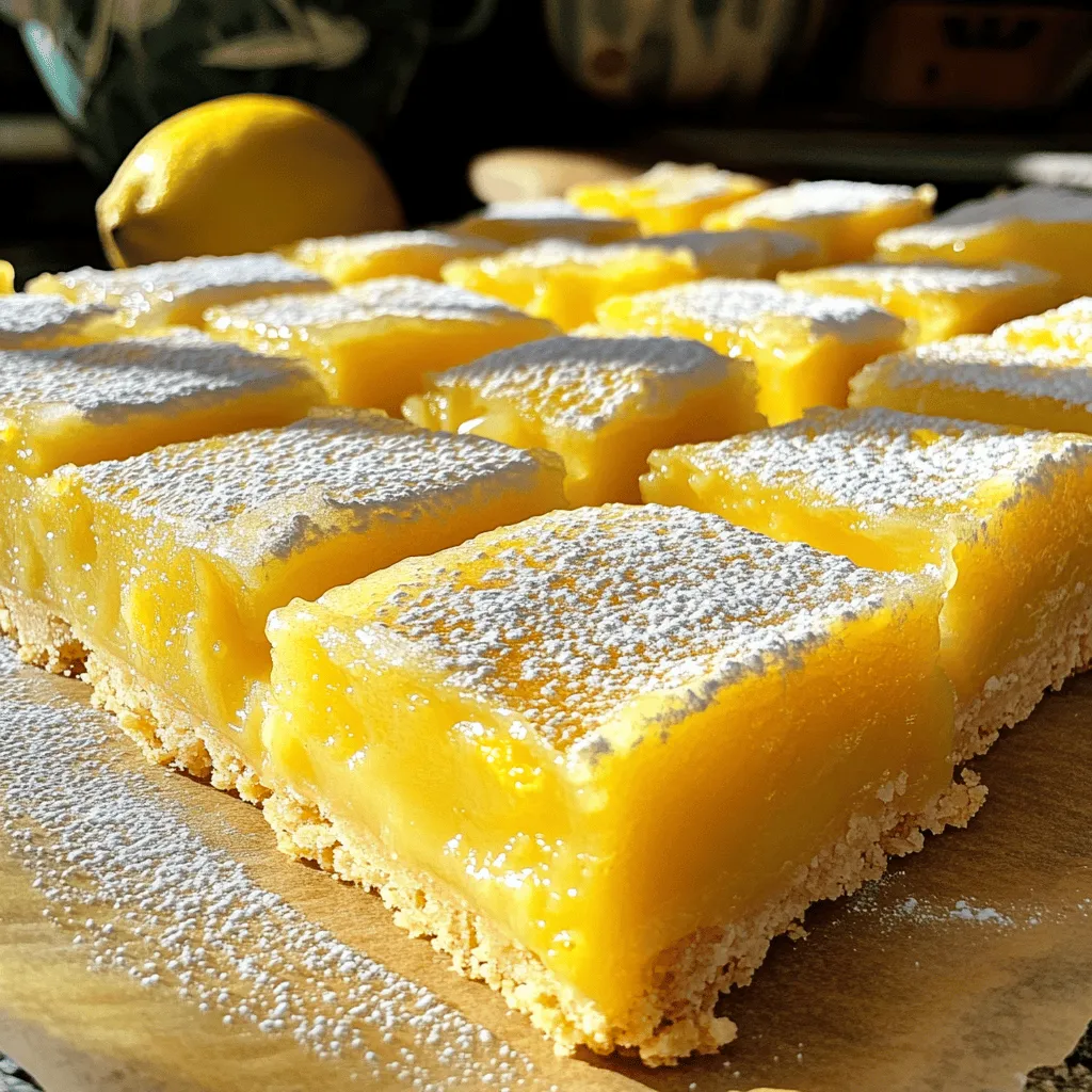 Easy Lemon Bars Delightful and Simple Treat Recipe