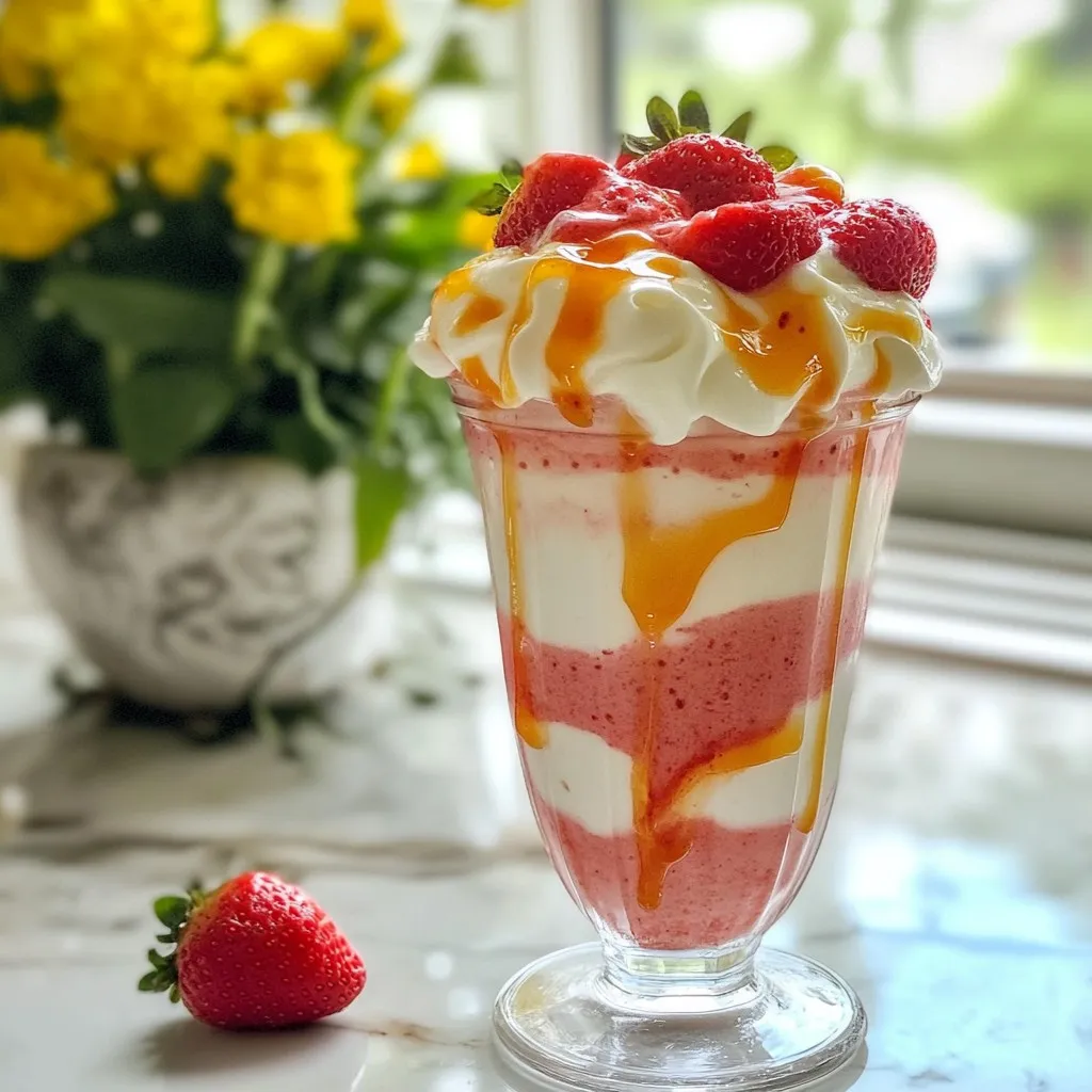 Strawberry Cheesecake Smoothie Refreshing and Creamy