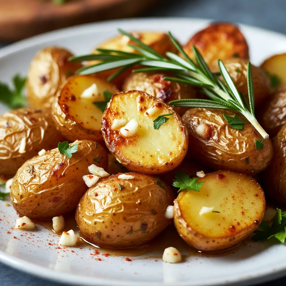 Garlic Butter Roasted Potatoes Simple and Savory Dish