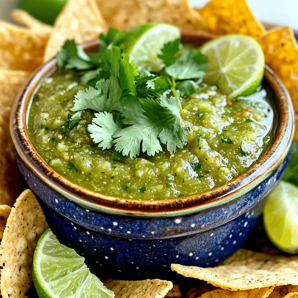 Homemade Salsa Verde Flavorful and Fresh Recipe