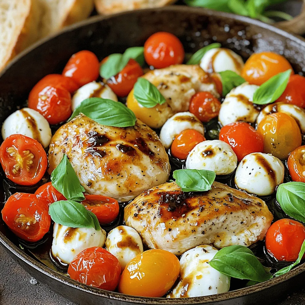 Flavorful Chicken Caprese Skillet Easy One-Pan Meal