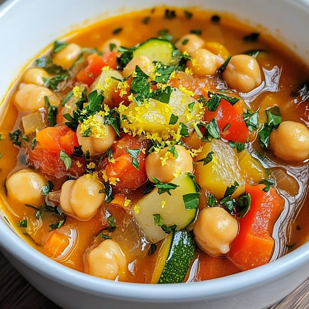 Mediterranean Chickpea Stew Flavorful and Hearty Dish