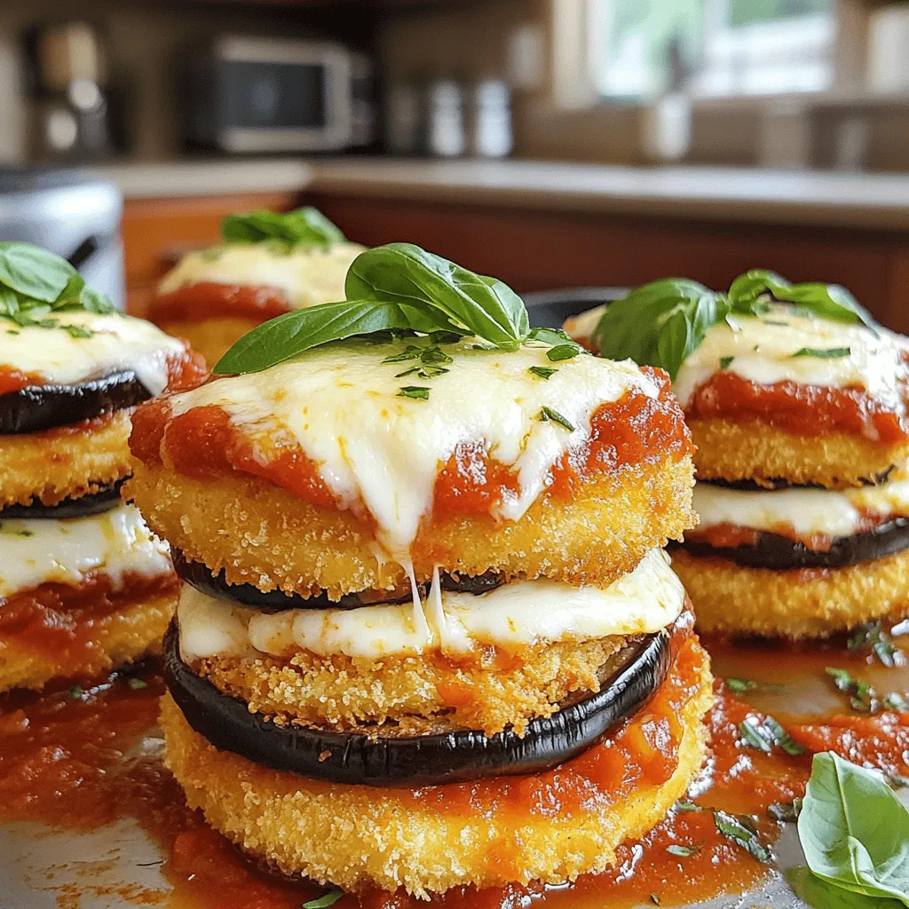 Eggplant Parmesan Stacks Irresistible Comfort Dish