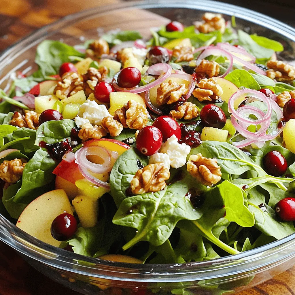 Cranberry Walnut Salad Fresh and Flavorful Delight