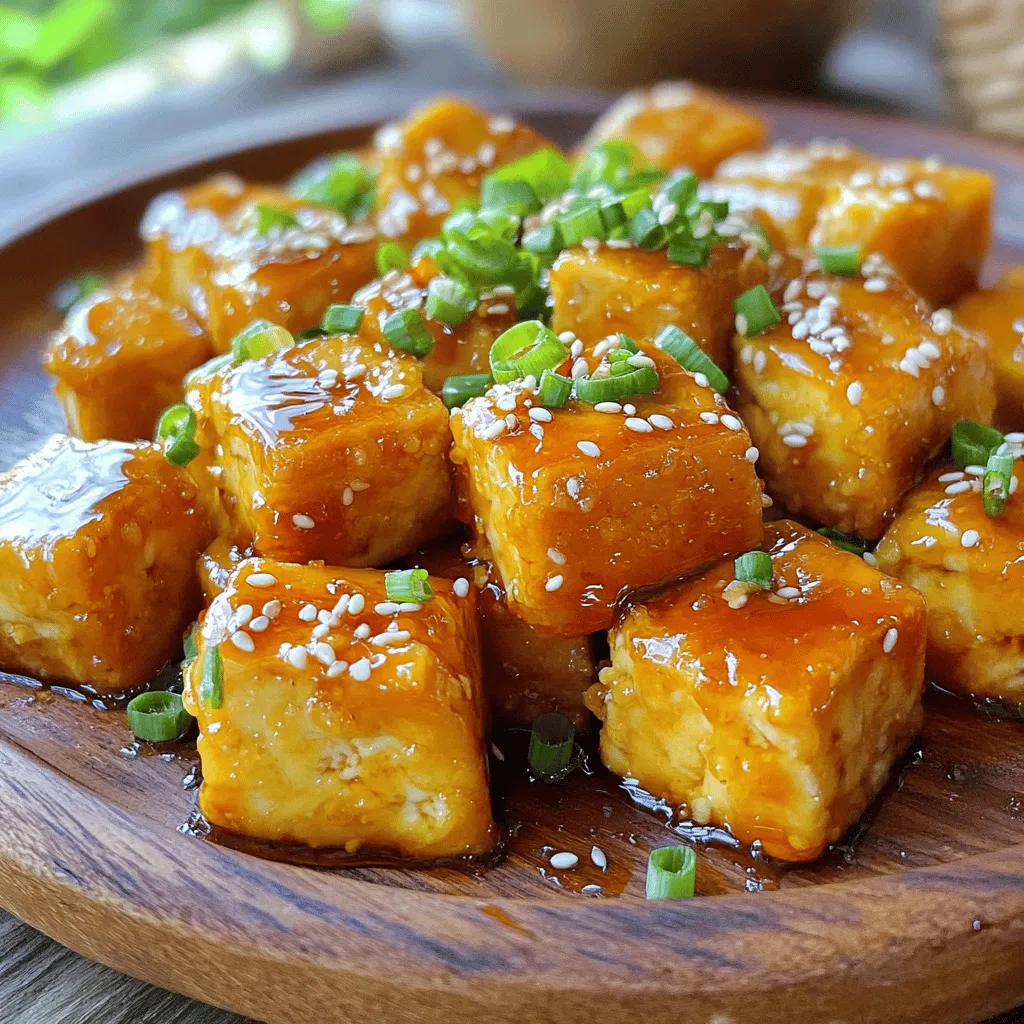Crispy Honey Garlic Tofu Quick and Easy Recipe