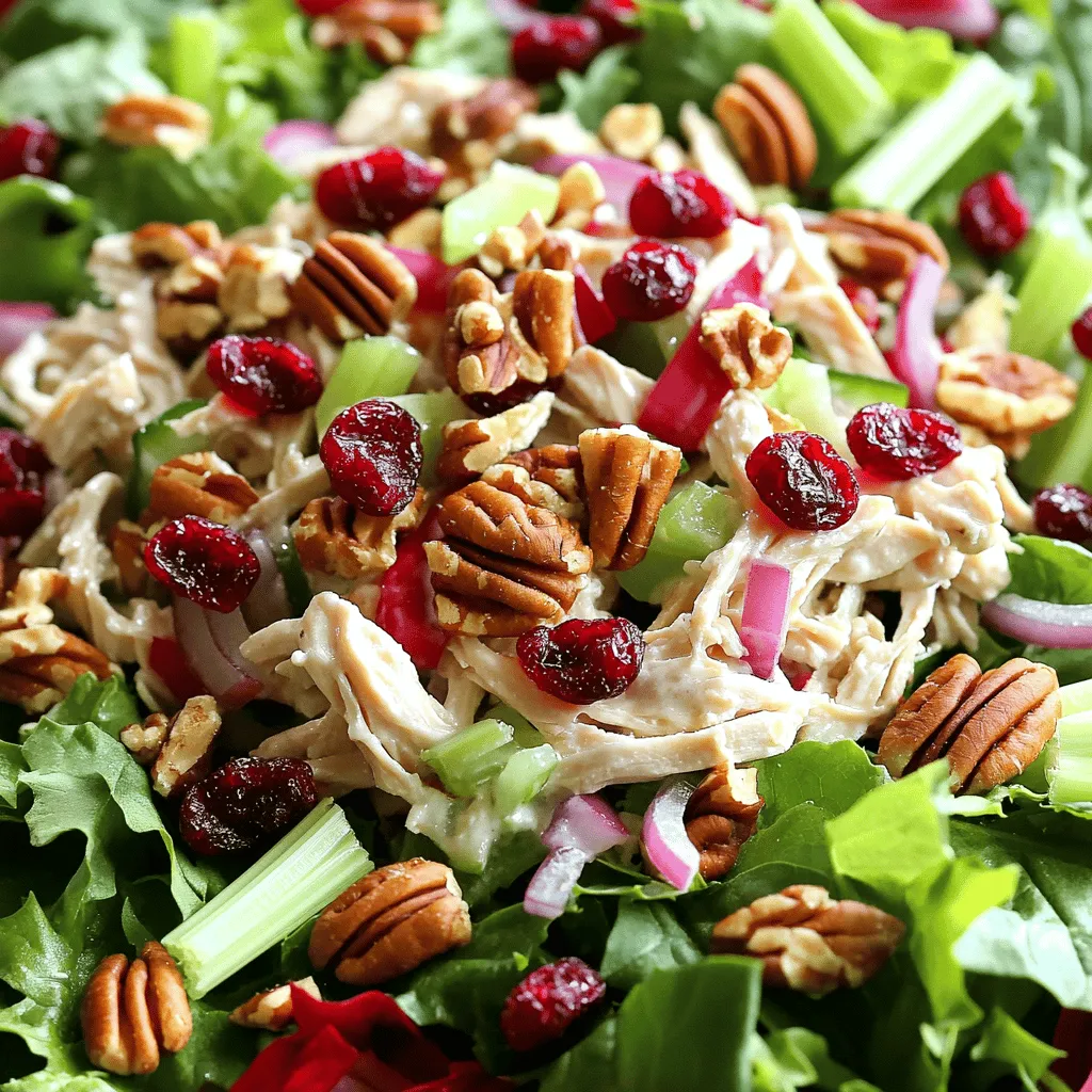 Cranberry Pecan Chicken Salad Tasty and Simple Recipe