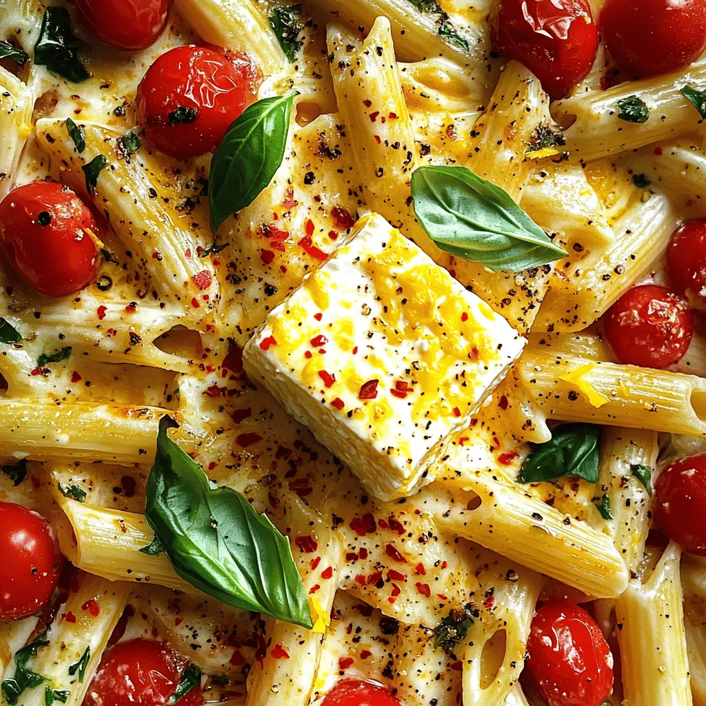Baked Feta Pasta Simple and Flavorful Delight