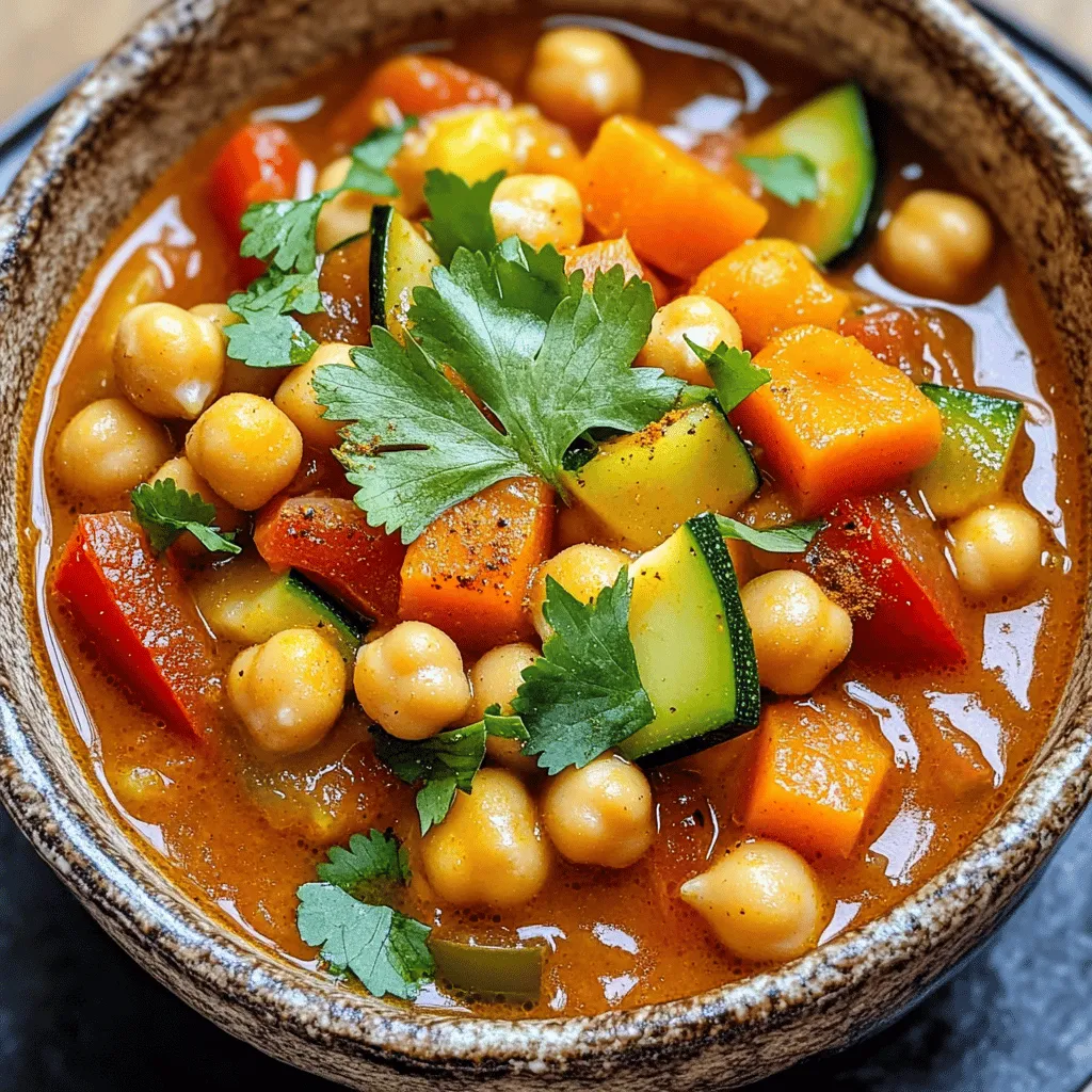 Moroccan Chickpea Stew Flavorful and Healthy Meal