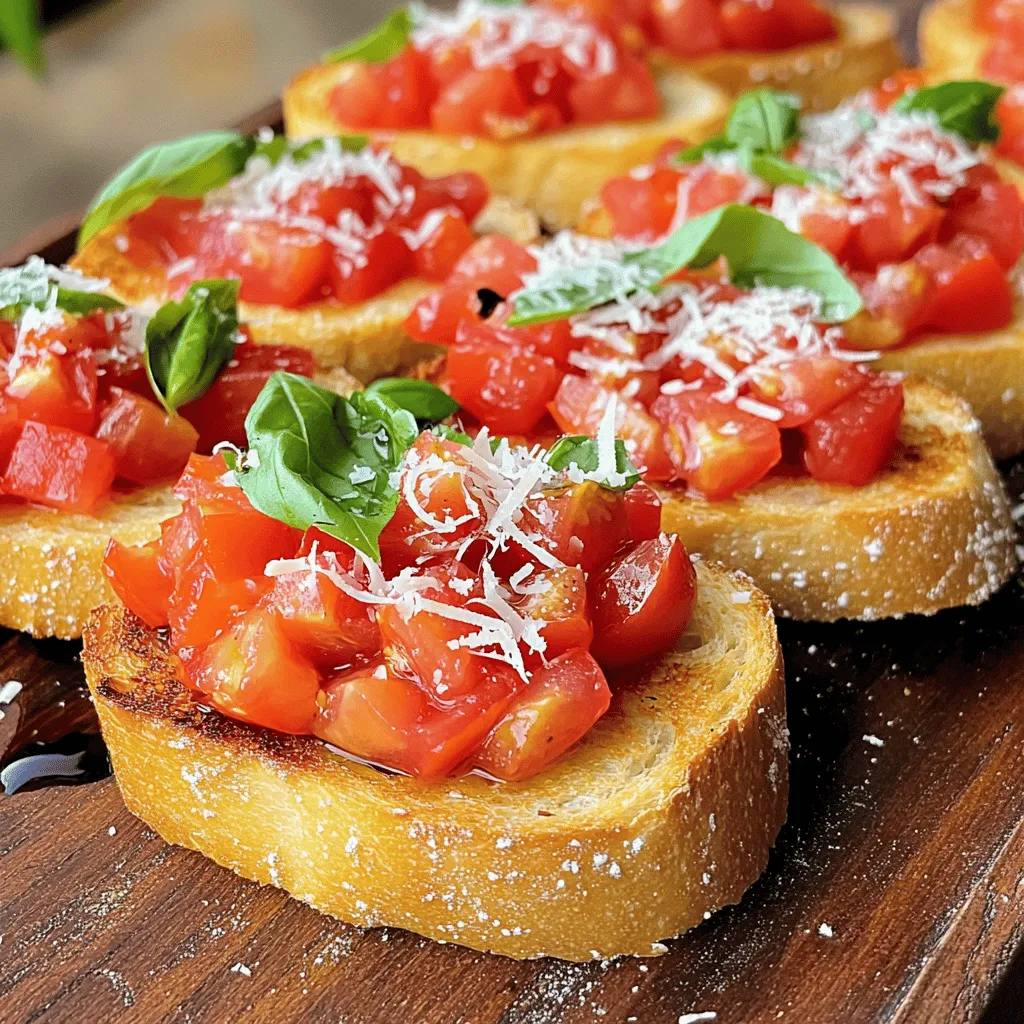 Tomato Basil Bruschetta Zesty and Flavorful Appetizer