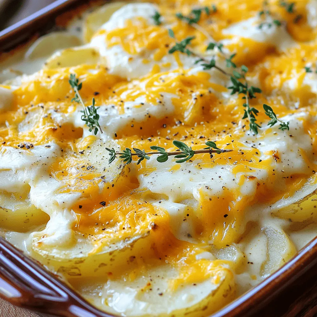 Cheesy Scalloped Potatoes Simple and Comforting Dish