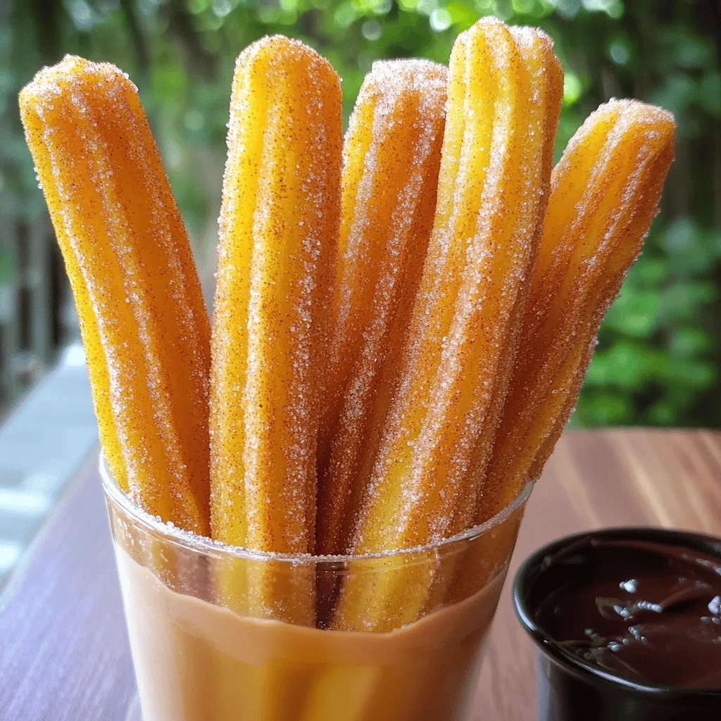Cinnamon Sugar Churros Irresistible Sweet Treat