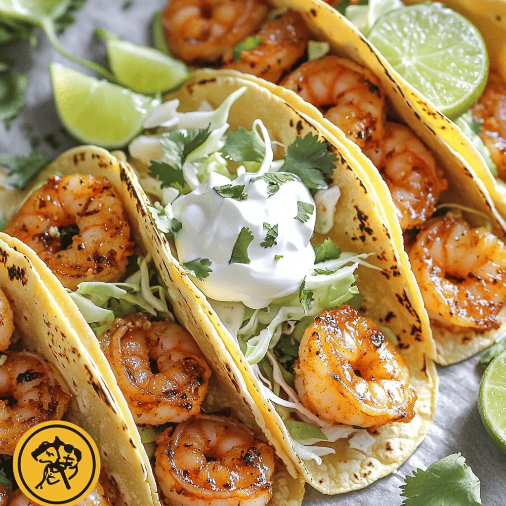 Spicy Garlic Shrimp Tacos Scrumptious and Simple Recipe