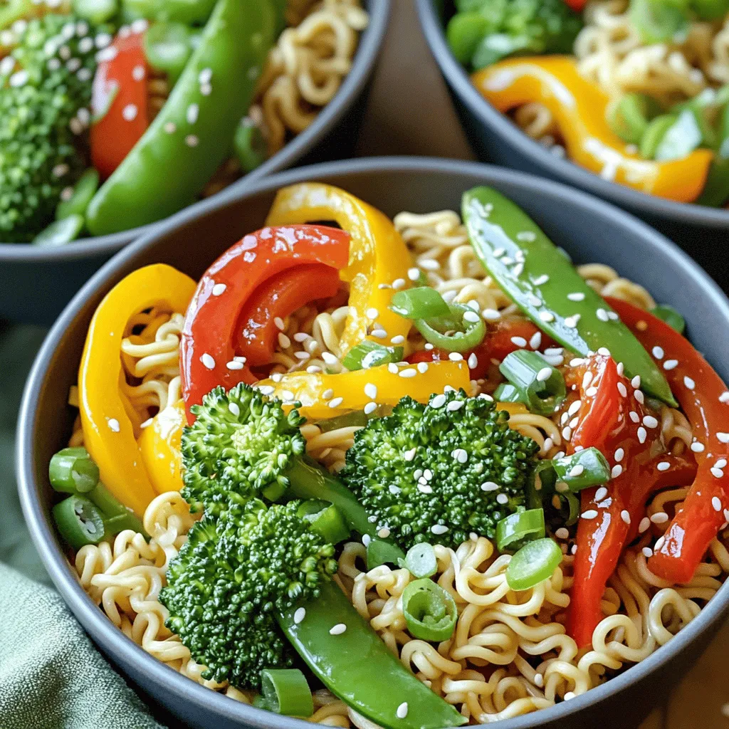 Spicy Ramen Noodle Stir Fry Quick and Tasty Meal