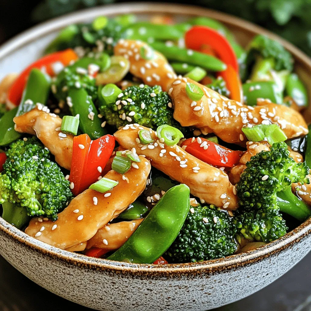 Honey Garlic Chicken Stir Fry Quick and Tasty Meal
