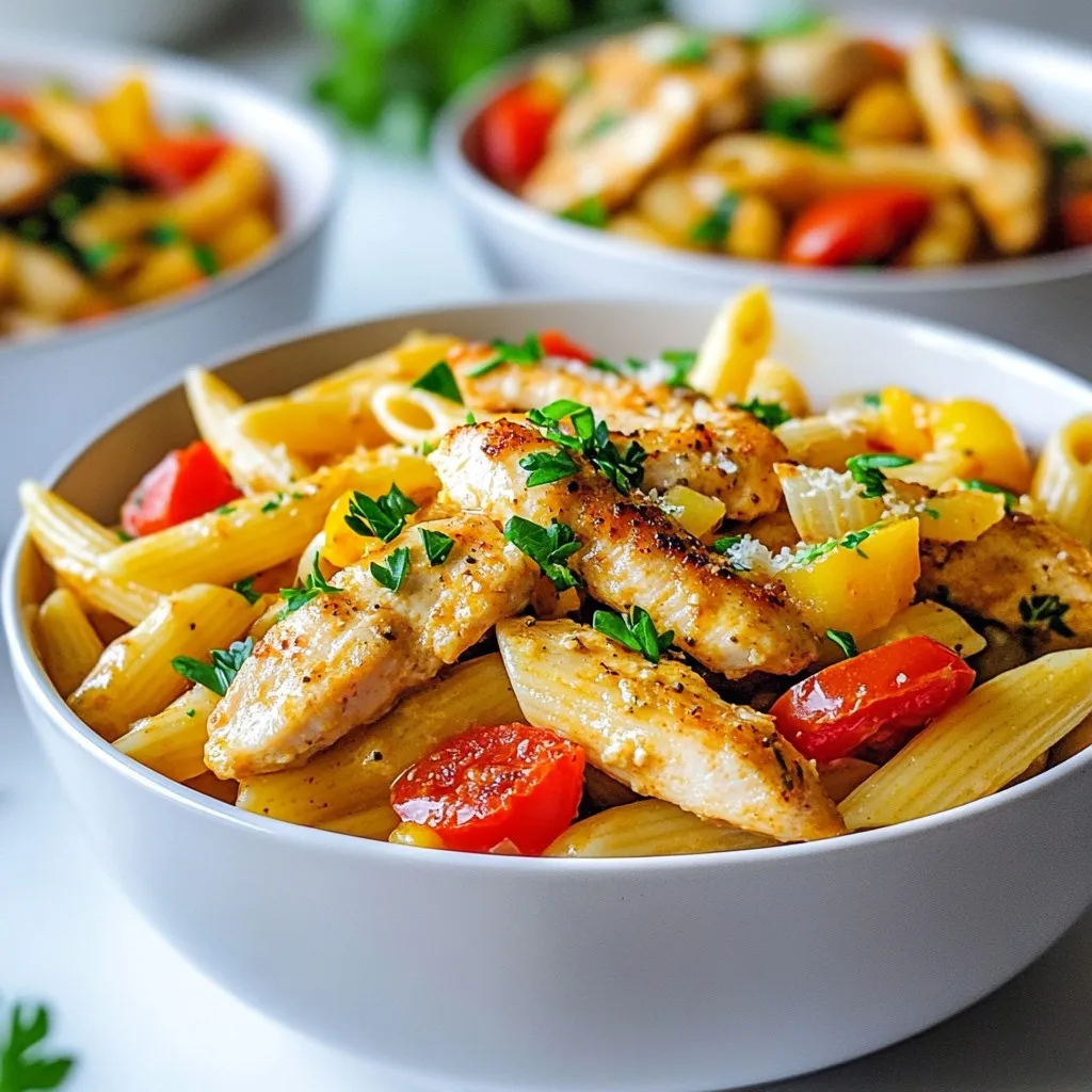 One-Skillet Cajun Chicken Pasta Quick and Tasty Meal