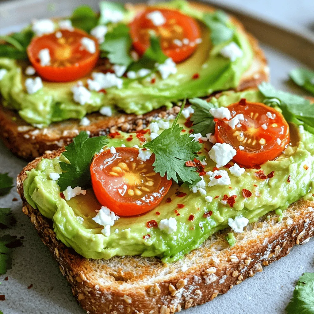 Smashed Avocado Toast Delightful and Easy Recipe