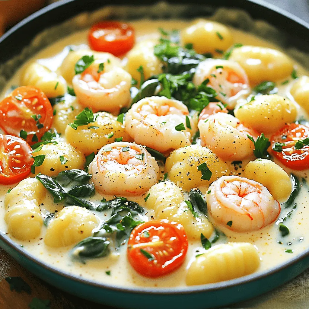 Creamy Garlic Shrimp Gnocchi Flavorful Dinner Delight