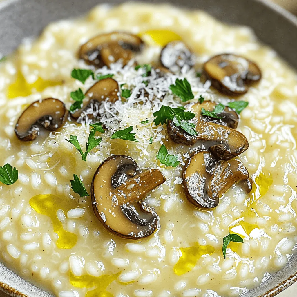 Creamy Mushroom Risotto Simple and Flavorful Dish