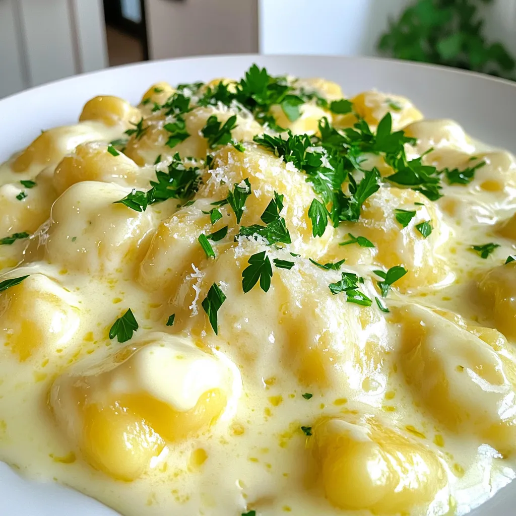 Minute Creamy Garlic Butter Gnocchi Quick and Tasty Meal