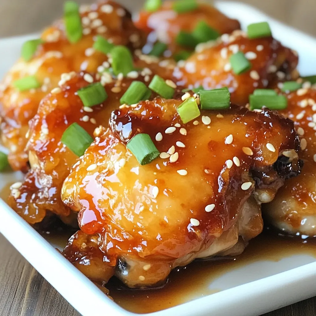Honey Garlic Chicken Thighs Irresistible Dinner Delight