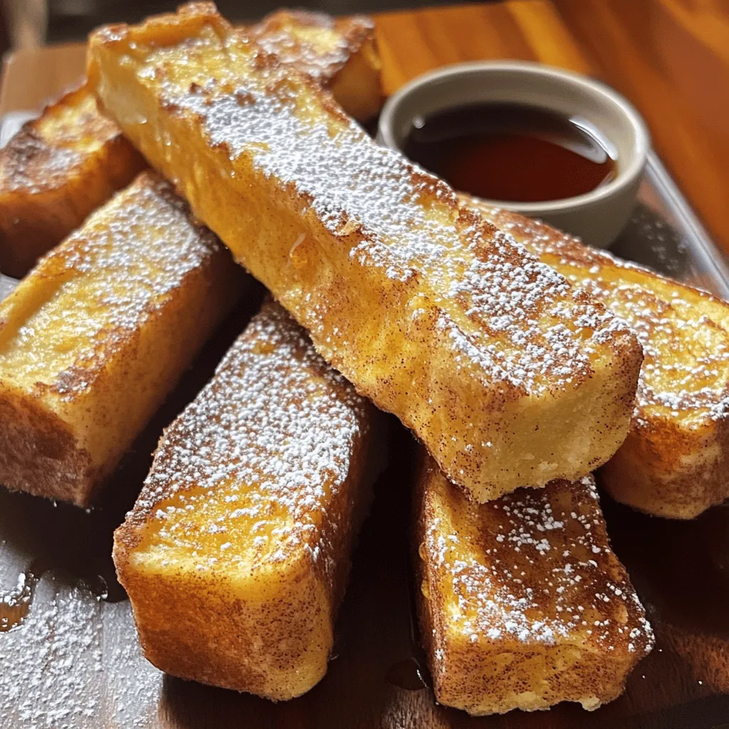 Homemade French Toast Sticks Crunchy Breakfast Delight