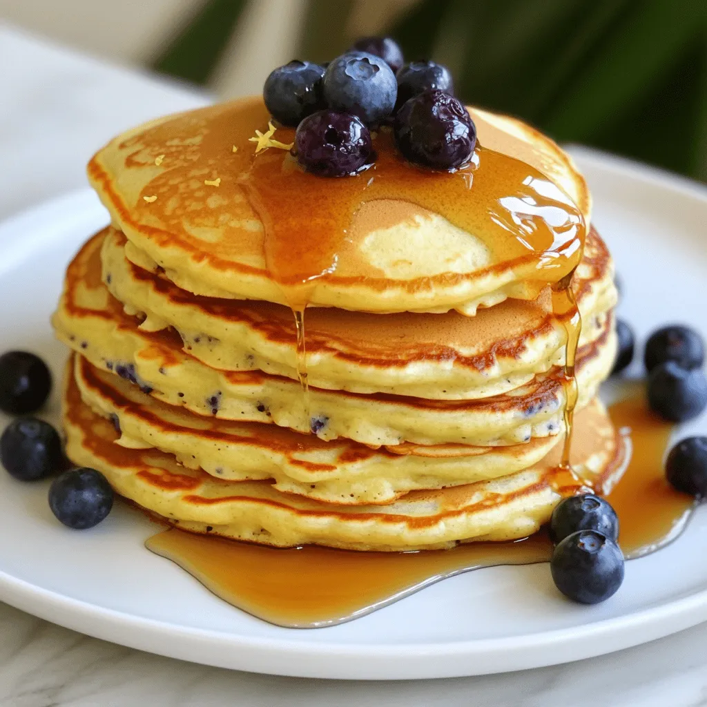 Lemon Blueberry Ricotta Pancakes Simple and Delicious