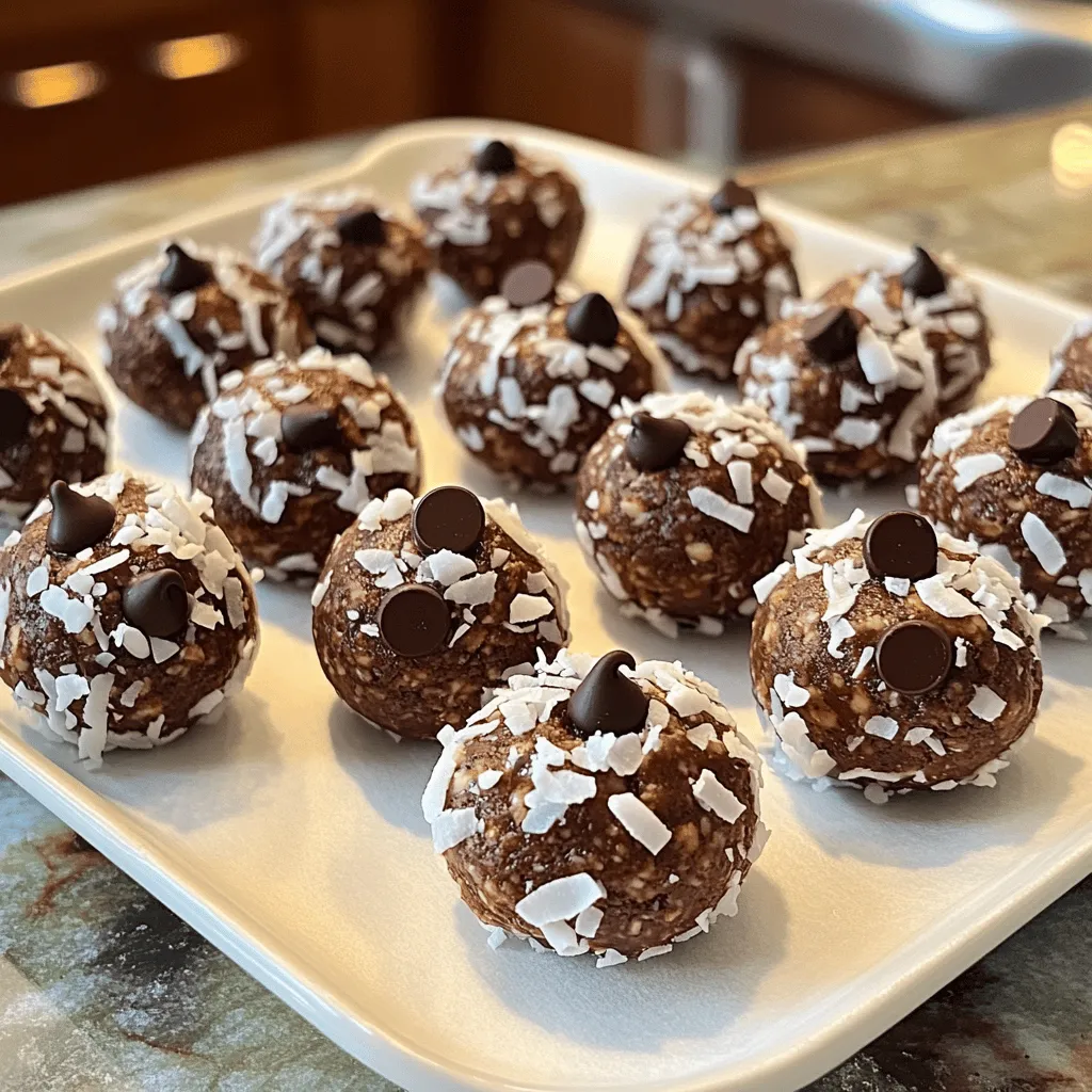 Chocolate Coconut Energy Bites Easy Snack Recipe