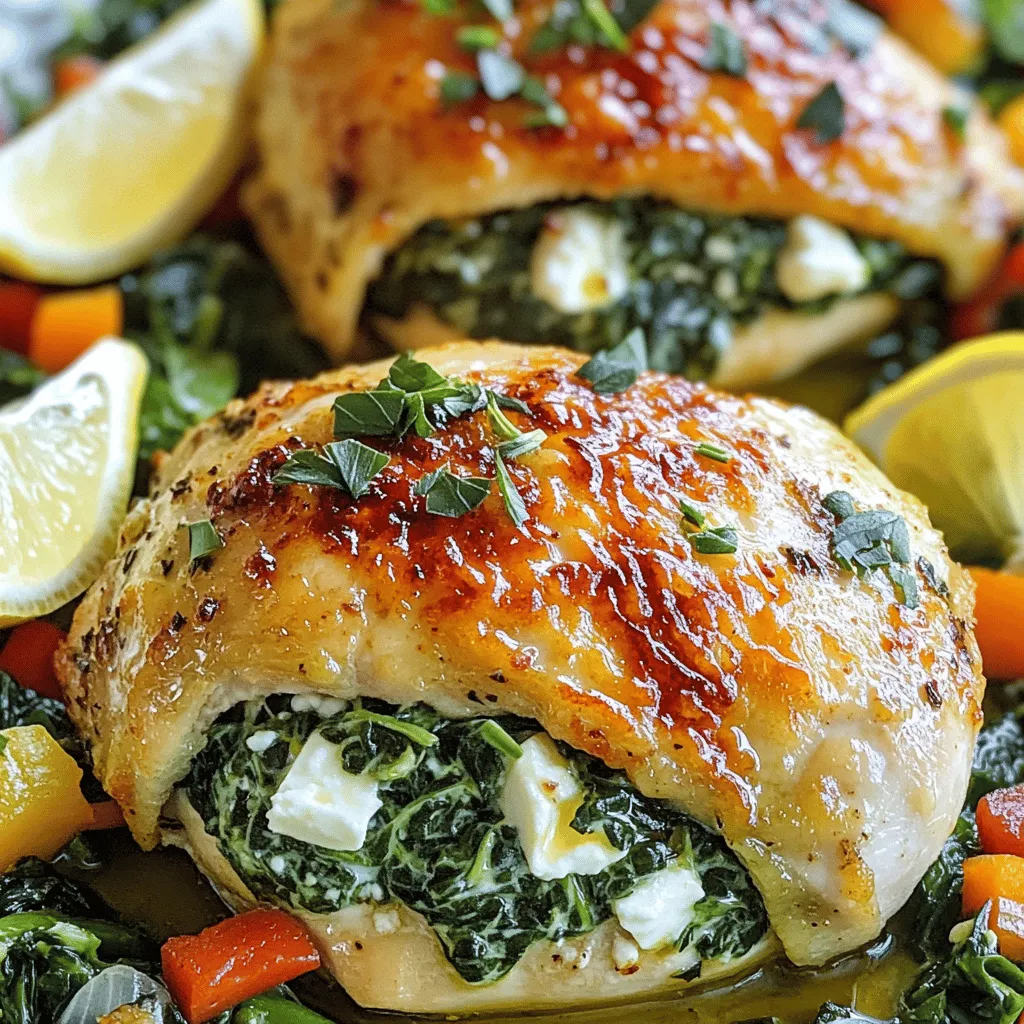 Savory Spinach Feta Stuffed Chicken Delightful Recipe