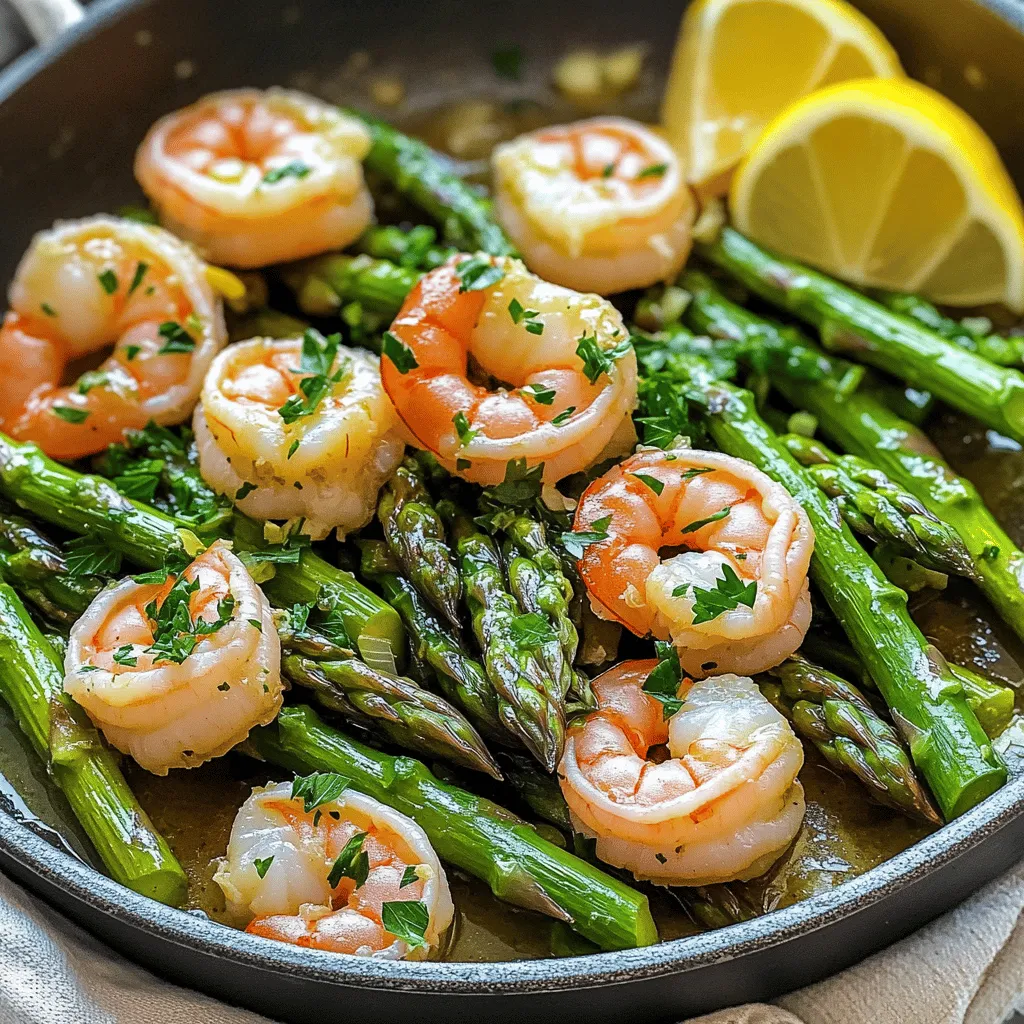 One-Pan Garlic Shrimp and Asparagus Flavor Boost