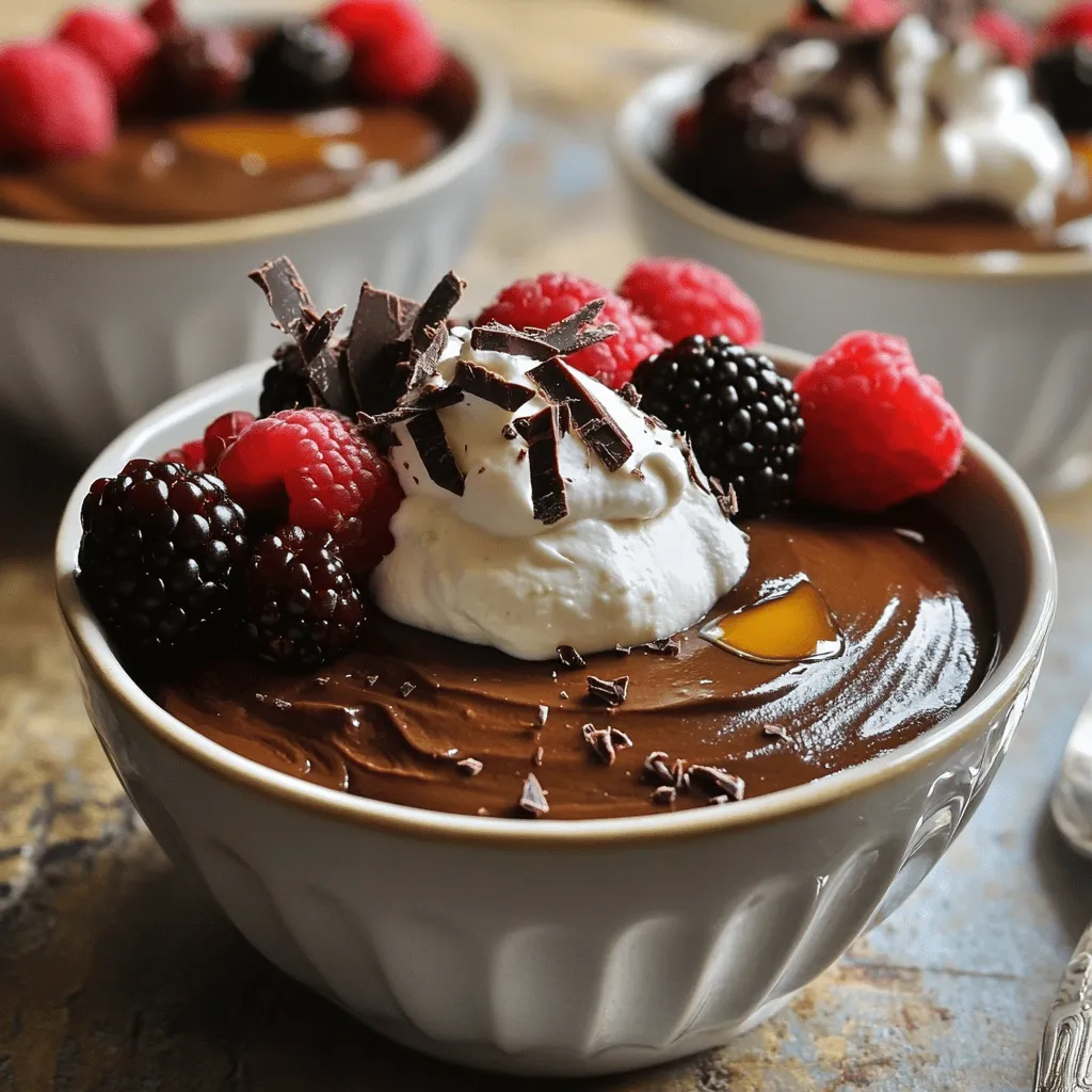 Vegan Chocolate Avocado Mousse Creamy Delightful Treat