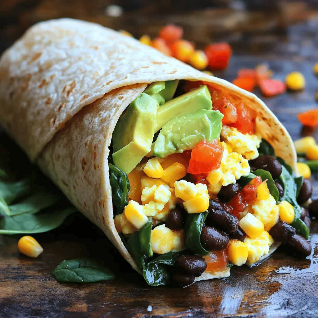 Veggie Packed Breakfast Burrito Tasty and Easy Recipe