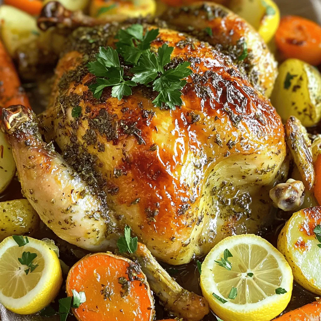 Garlic Herb Roasted Chicken Juicy and Flavorful Dish
