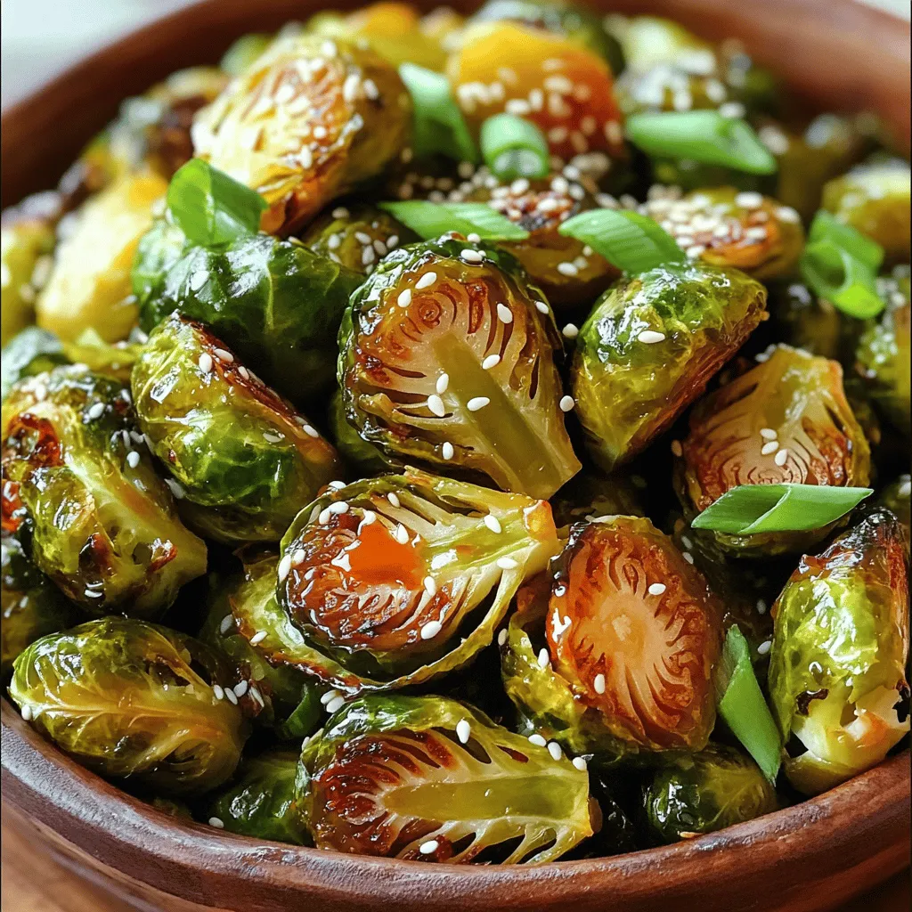 Honey Sriracha Brussels Sprouts Zesty Flavor Boost