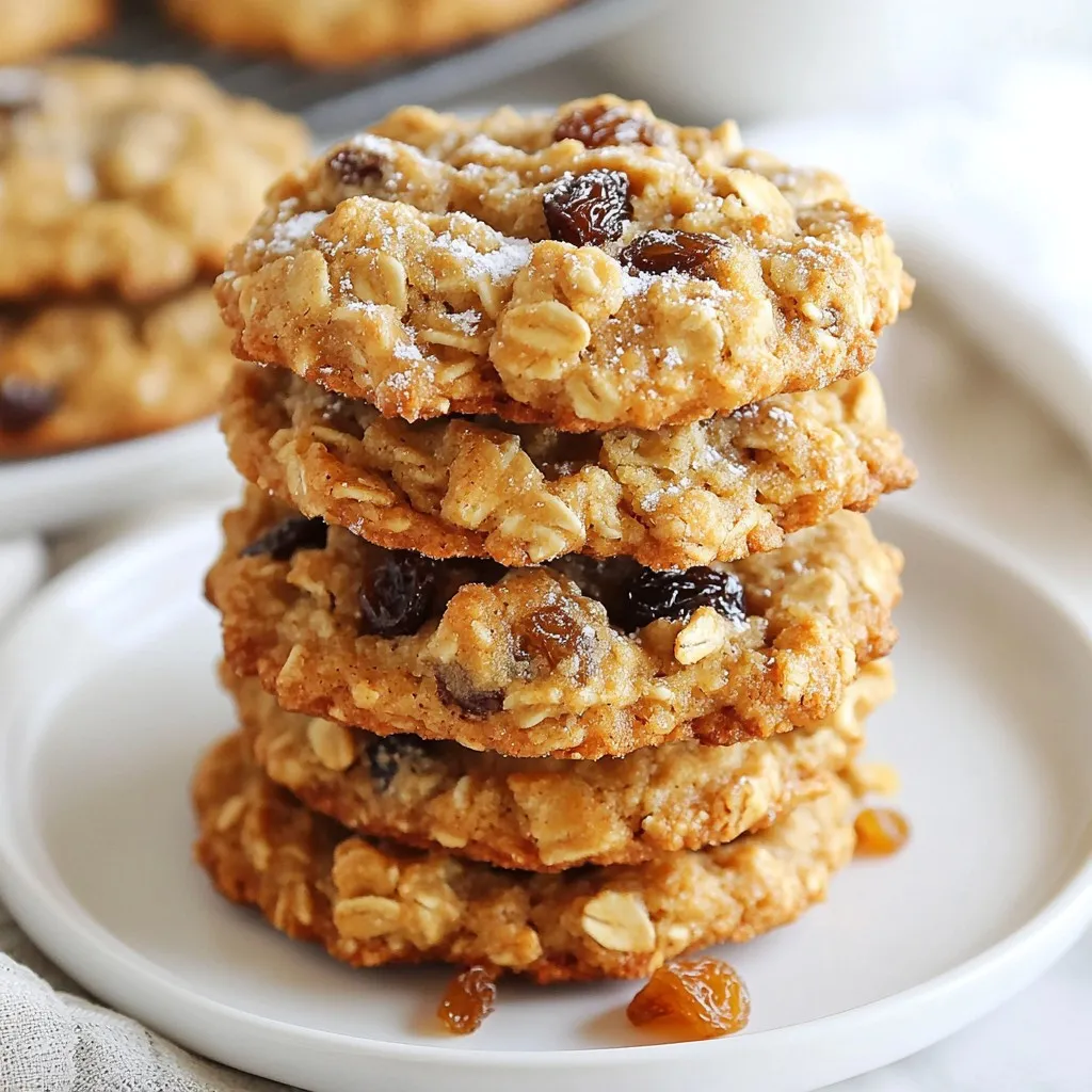 Oatmeal Raisin Breakfast Cookies Tasty and Nutritious