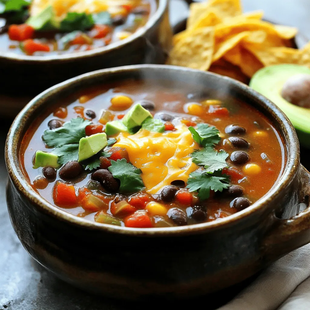 One-Pot Taco Soup Flavorful and Easy Comfort Meal