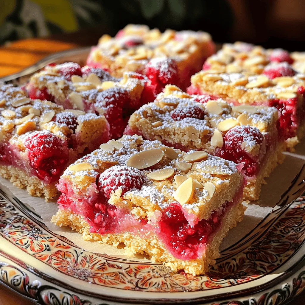 Raspberry Almond Shortbread Bars Flavorful and Easy