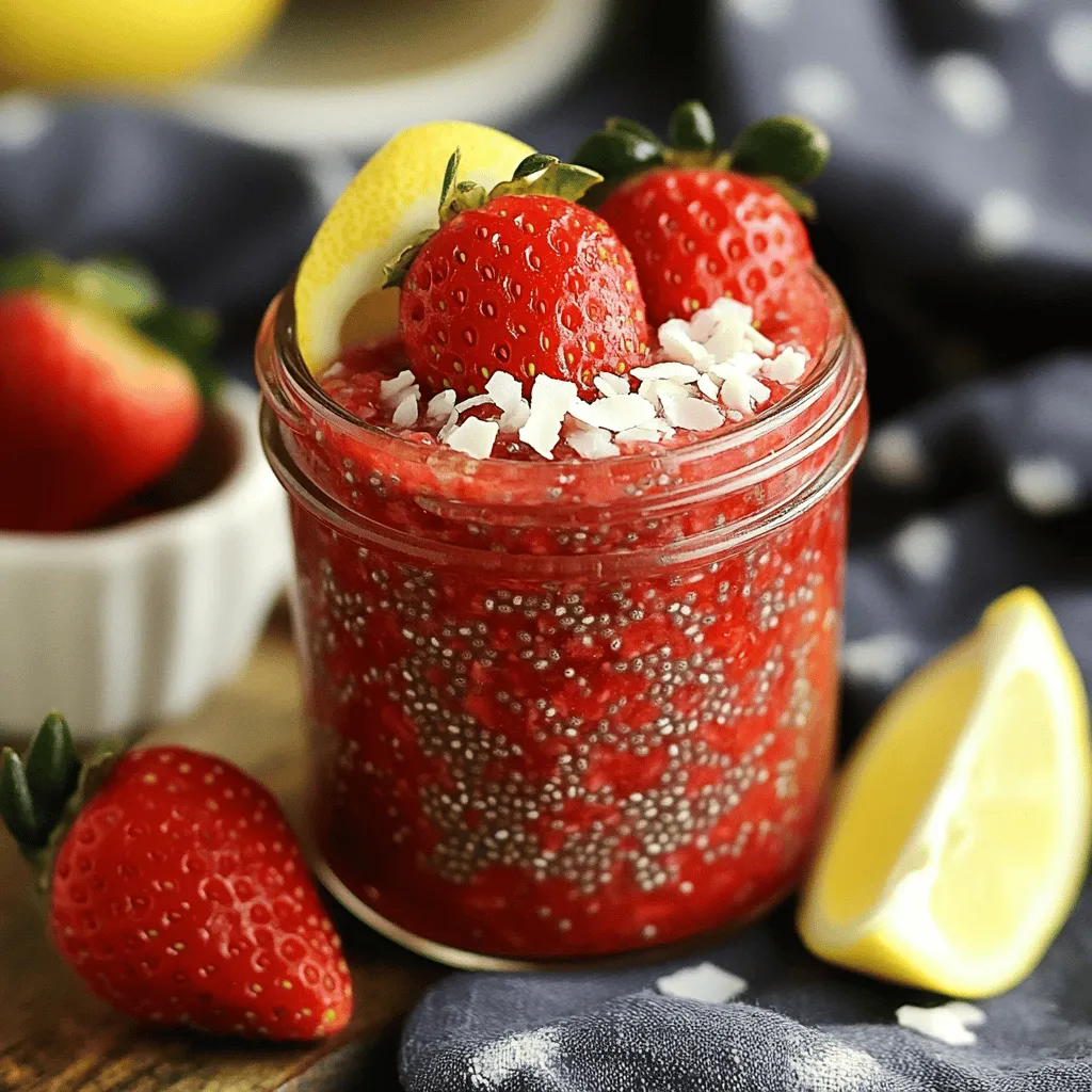 Strawberry Coconut Chia Jam Simple and Delicious Recipe