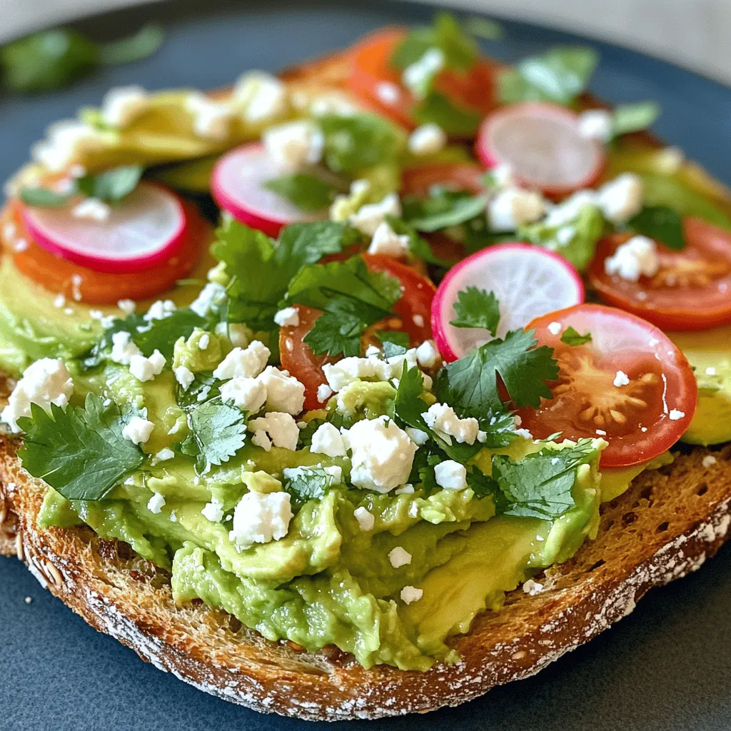Smashed Avocado Toast Simple and Healthy Delight