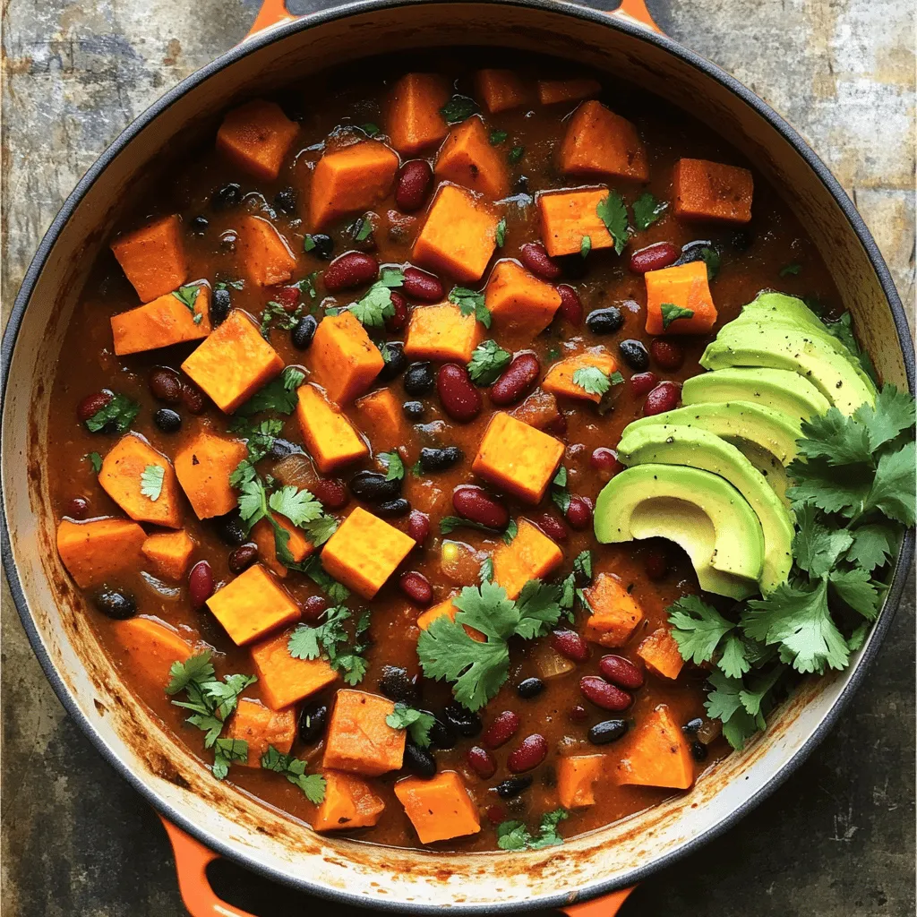 Vegan Sweet Potato Chili Flavorful and Hearty Dish