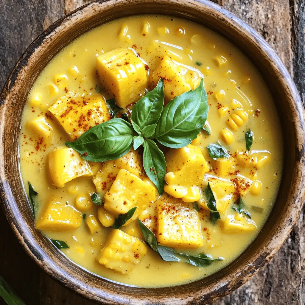 Savory Summer Squash and Corn Chowder Recipe