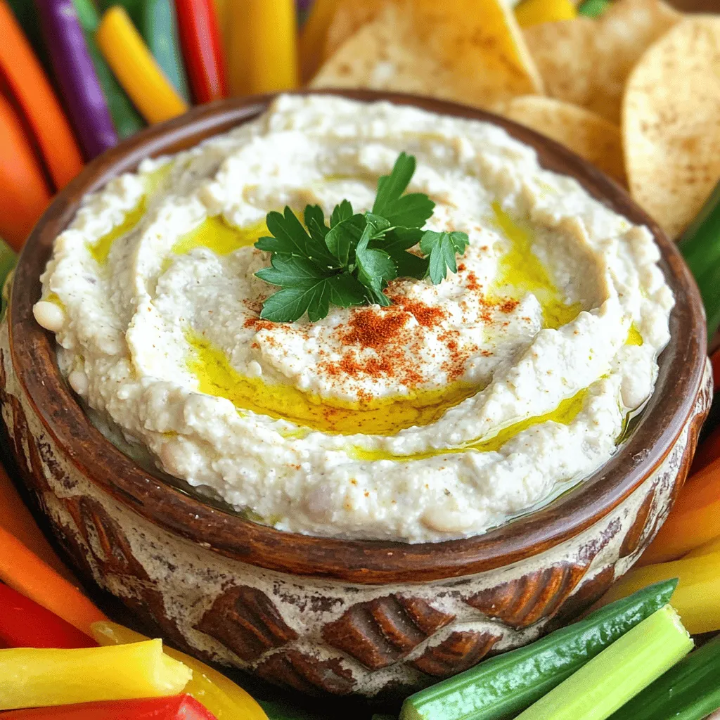 Roasted Garlic White Bean Dip Flavorful and Simple Recipe