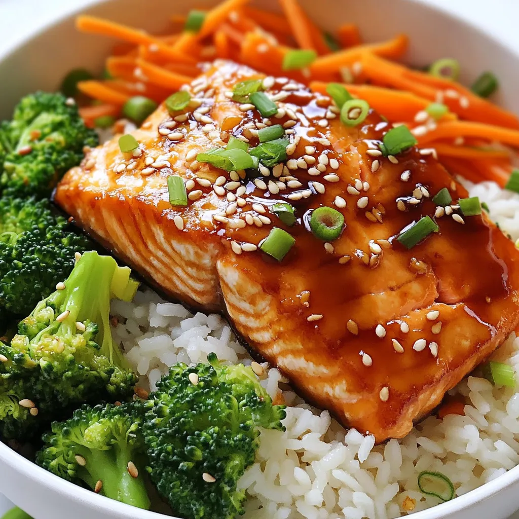 Teriyaki Salmon Rice Bowls Flavorful and Simple Meal