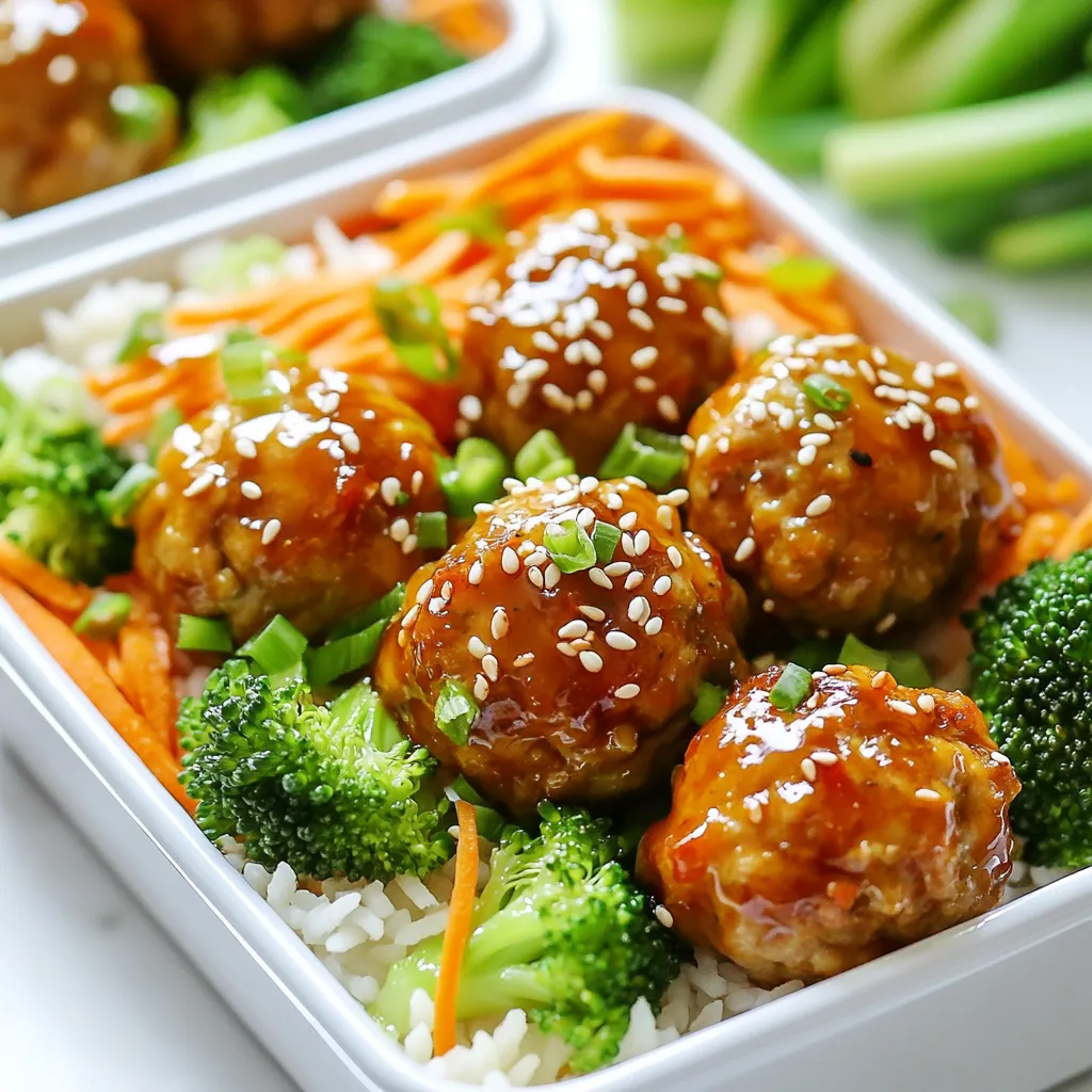 Teriyaki Meatball Meal Prep Bowls Tasty and Simple Recipe