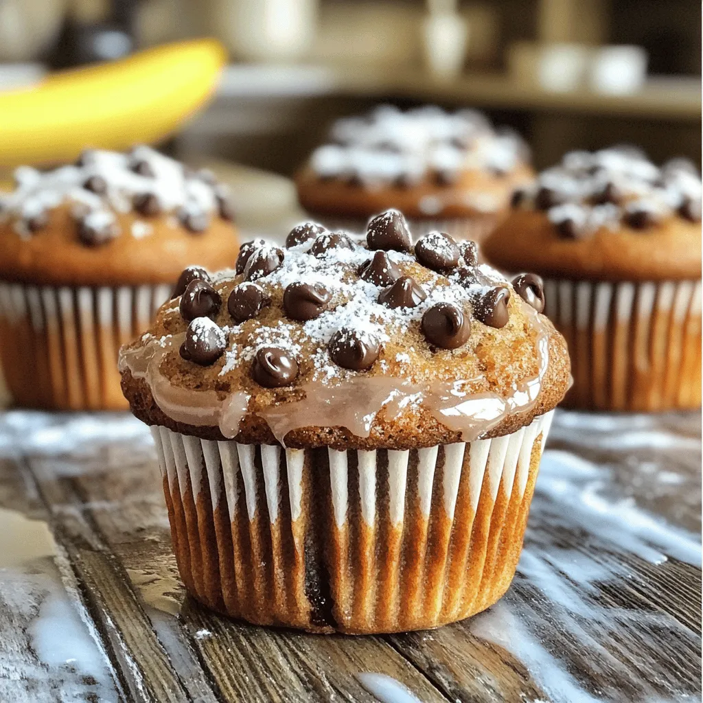 Chocolate Chip Banana Muffins Simple and Tasty Treat
