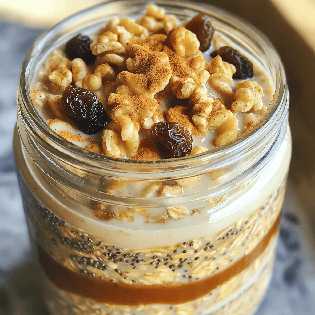 Cinnamon Roll Overnight Oats Simple Breakfast Delight