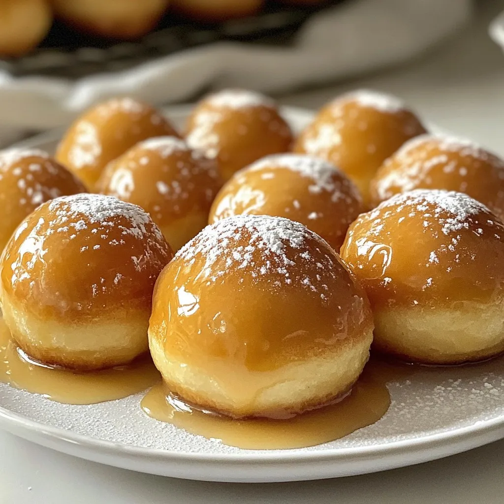 Maple Glazed Donut Holes Delightful Sweet Treats