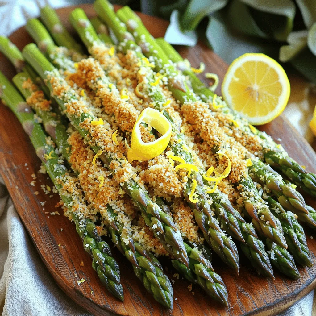 Crispy Lemon Parmesan Asparagus Simple and Tasty Dish